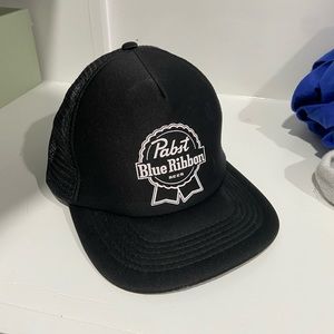 Pabst Blue Ribbon hat - snapback style